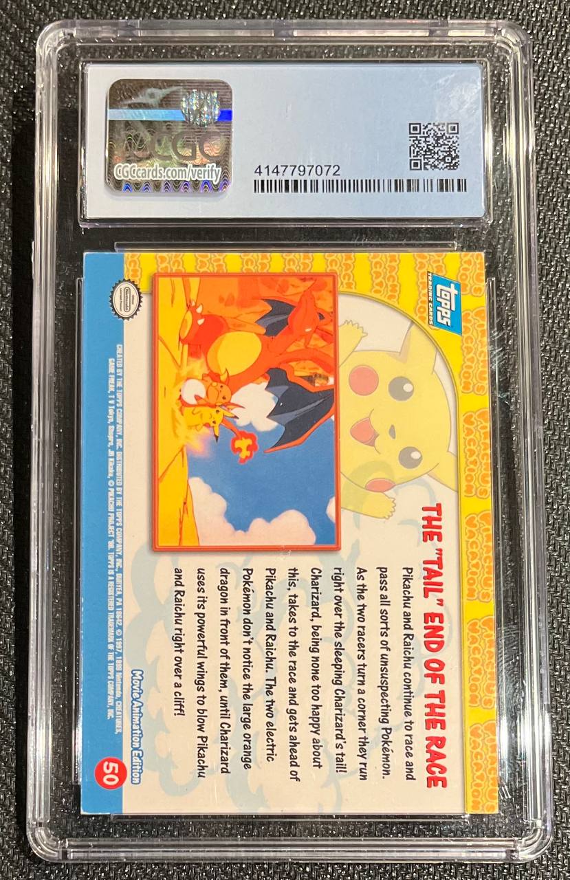 THE TAIL END OF THE RACE (ENG) - POKEMON TOPPS - CGC 7.5