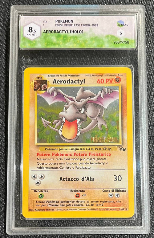 AERODACTYL - HOLO (ITA) - 1/62 - GRAAD 8.5
