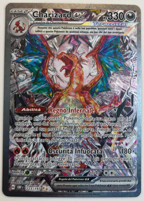CHARIZARD EX (ITA) - 223/197 - NM