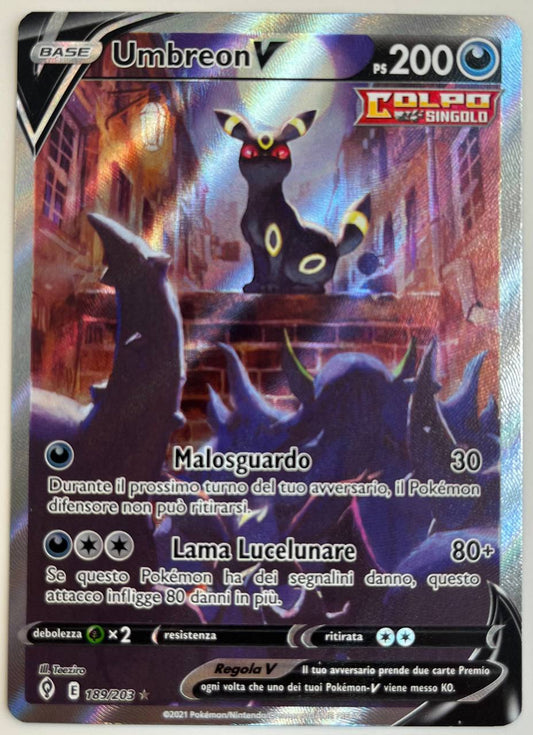 UMBREON V (ITA) - 189/203 - NM/EX +++