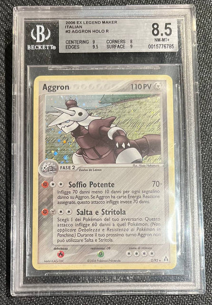 AGGRON (ITA) - 2/92 - BECKETT 8.5