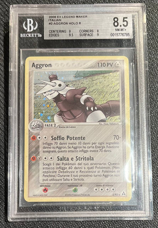 AGGRON (ITA) - 2/92 - BECKETT 8.5