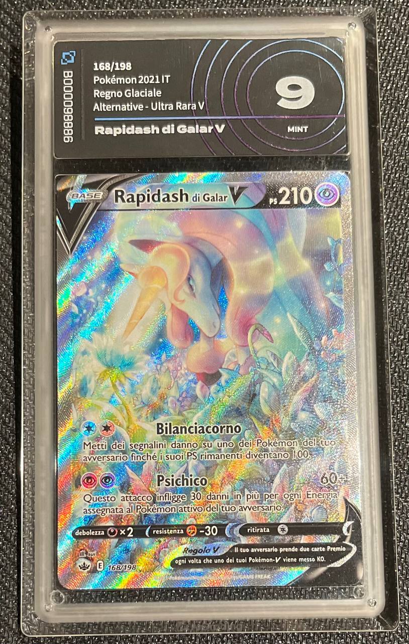 RAPIDASH DI GALAR V (ITA) - 168/198 - AI GRADING 9
