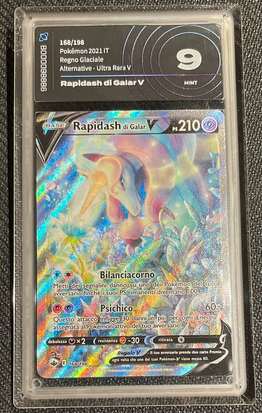 RAPIDASH DI GALAR V (ITA) - 168/198 - AI GRADING 9