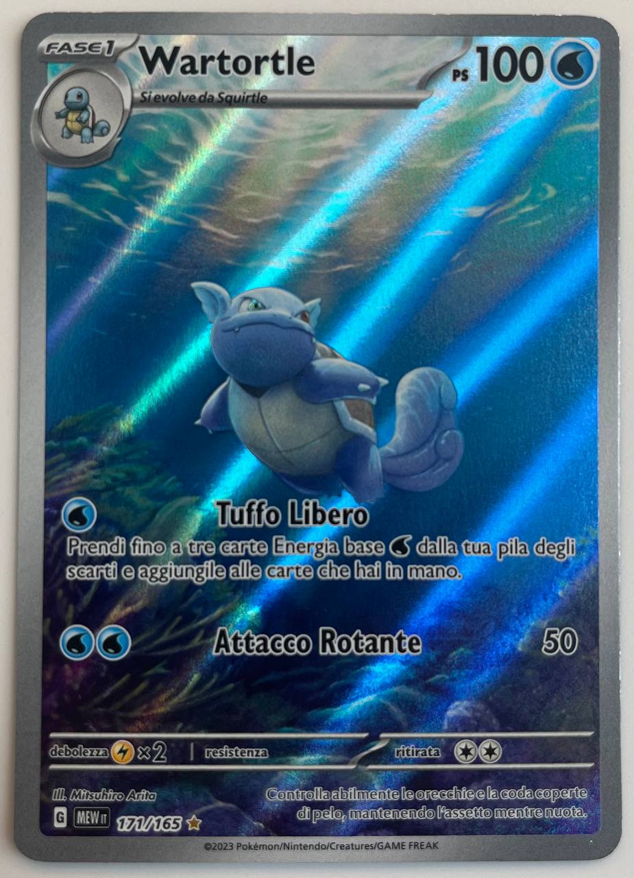 WARTORTLE (ITA) - 171/165 - NM
