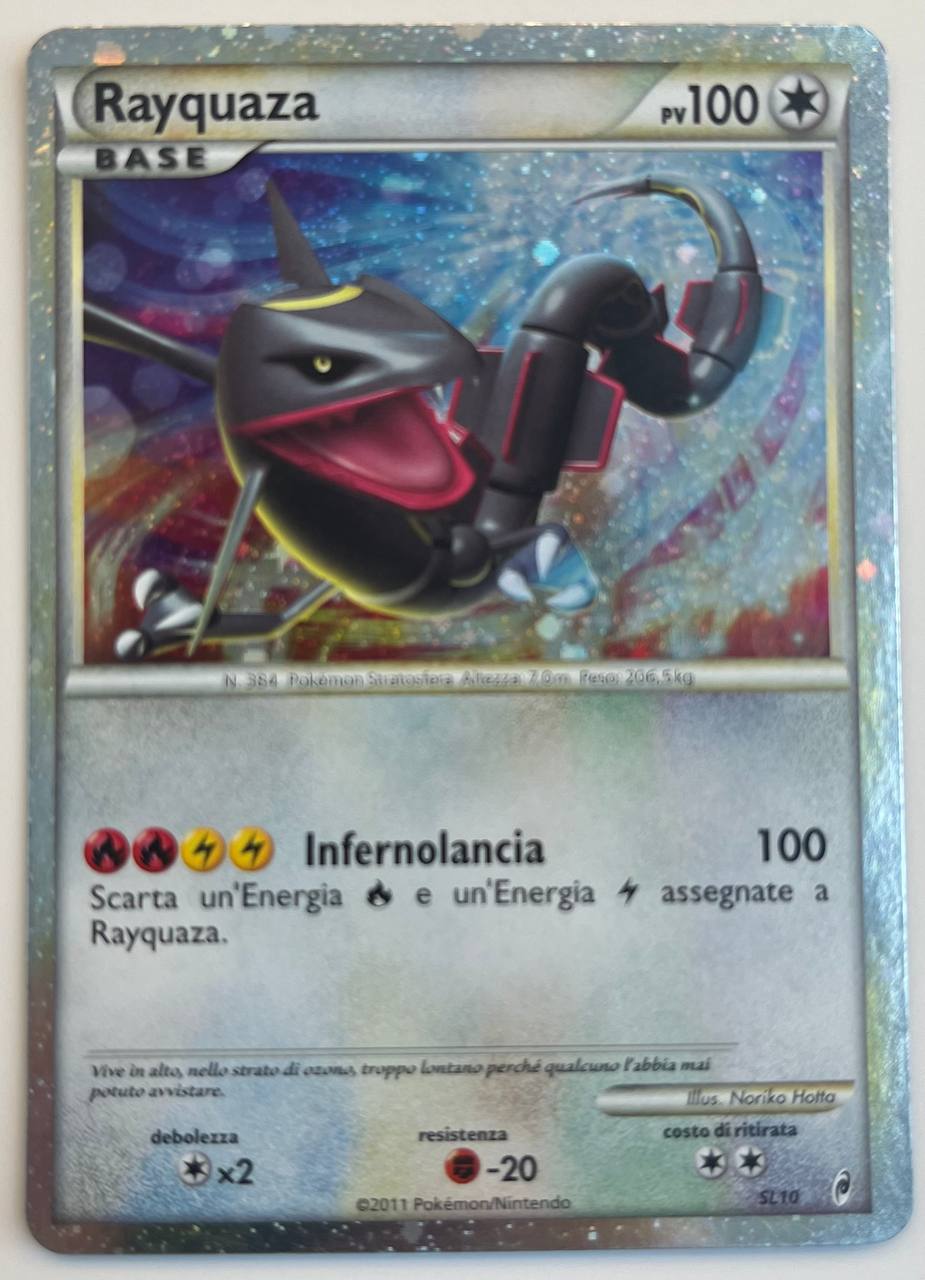 RAYQUAZA (ITA) - SL10 - EX +
