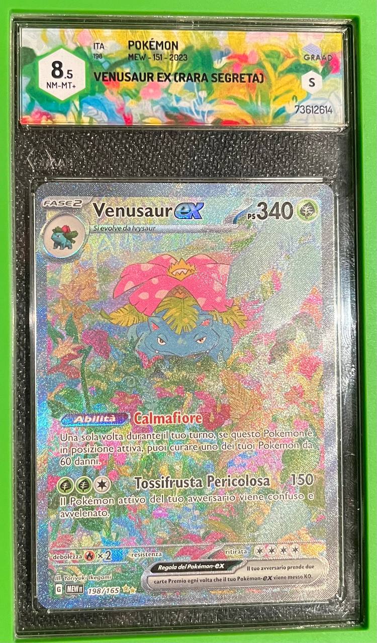 VENUSAUR EX (ITA) - 198/165 - GRAAD 8.5