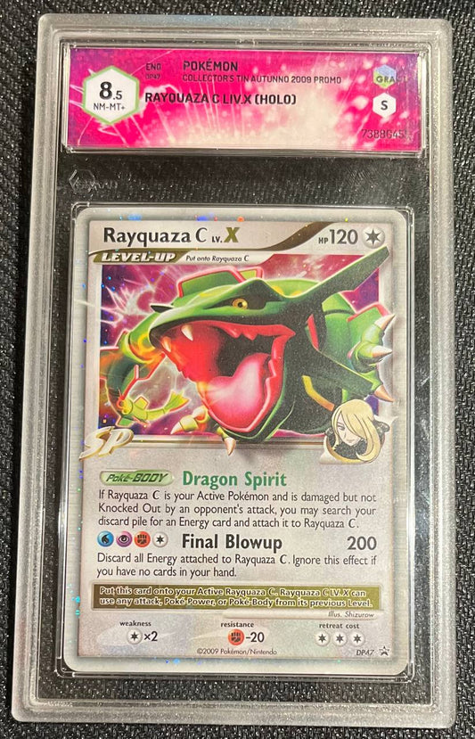 RAYQUAZA C LIV.X (ENG) - DP47 - GRAAD 8.5