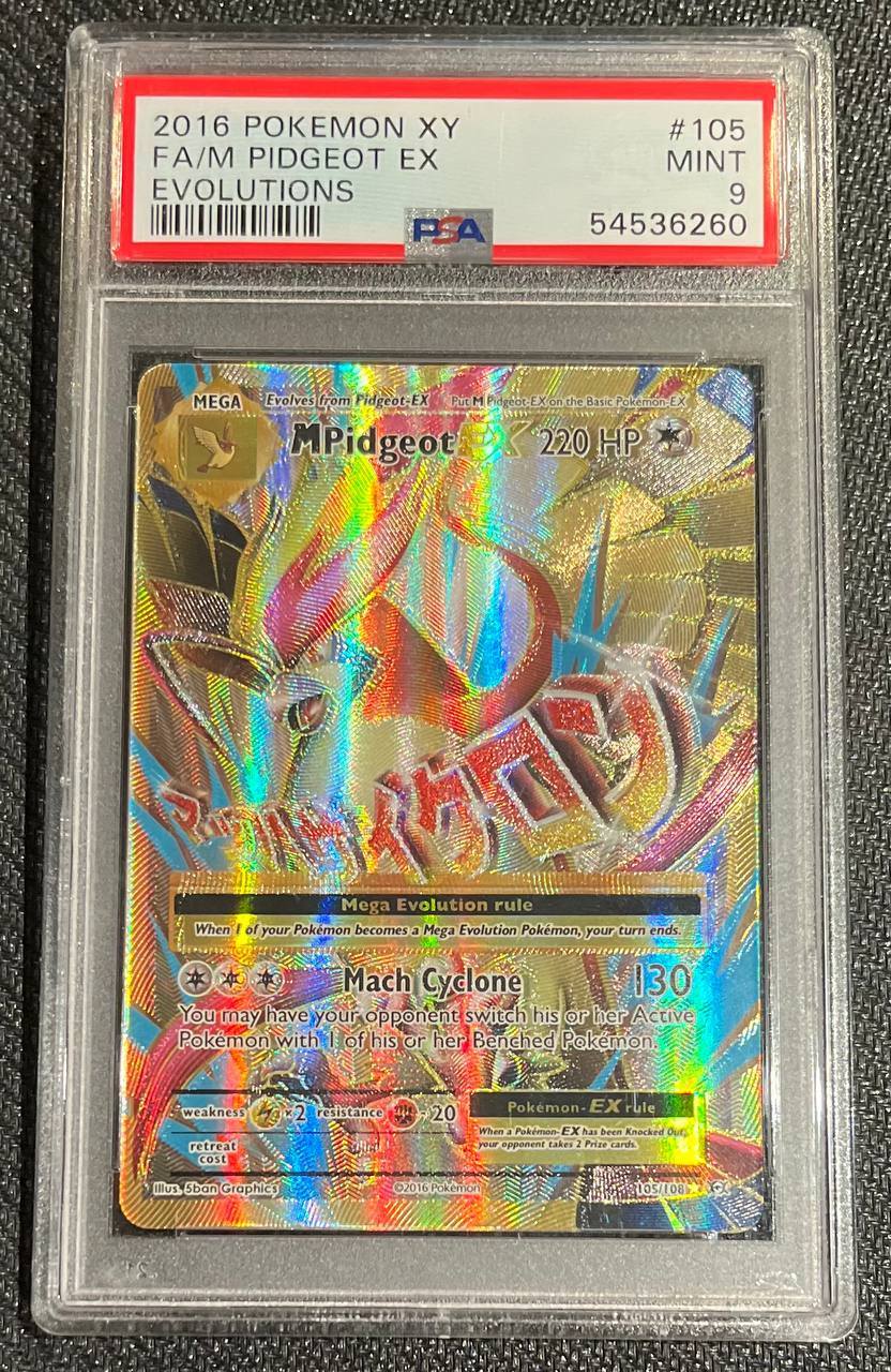 PIDGEOT EX (ENG) - 105/108 - PSA 9