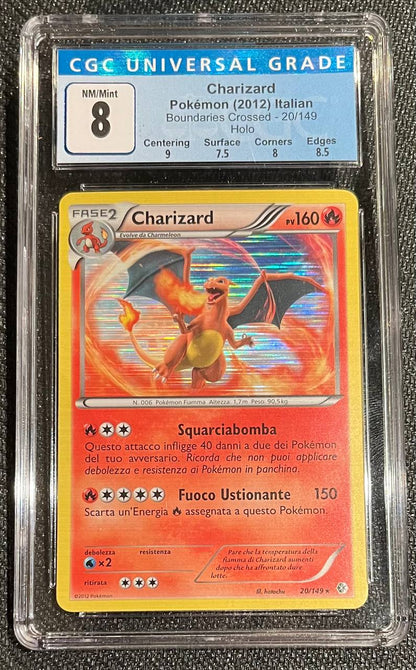 CHARIZARD (ITA) - 20/149 - CGC 8