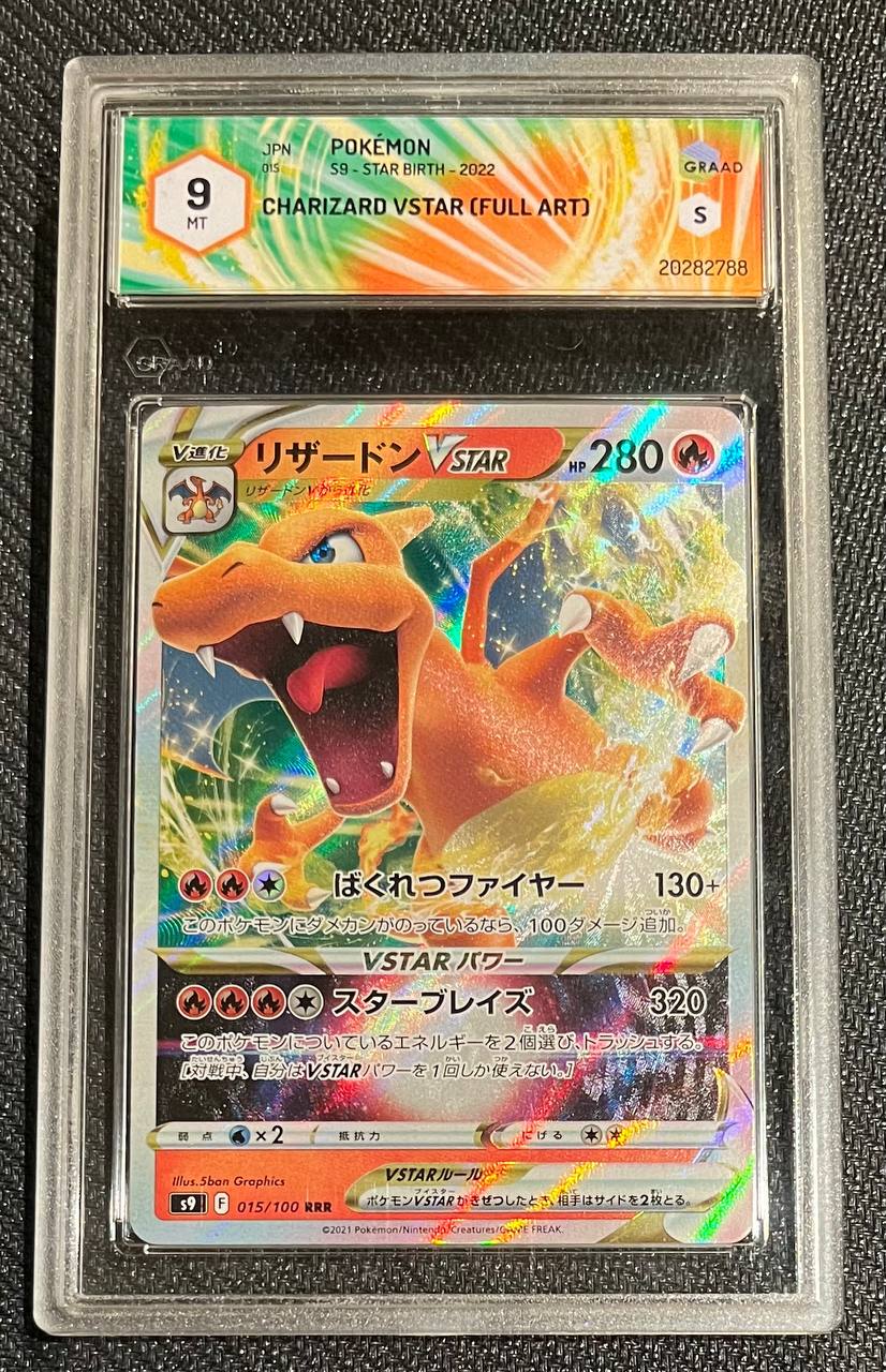 CHARIZARD VSTAR (JPN) - 015/100 - GRAAD 9